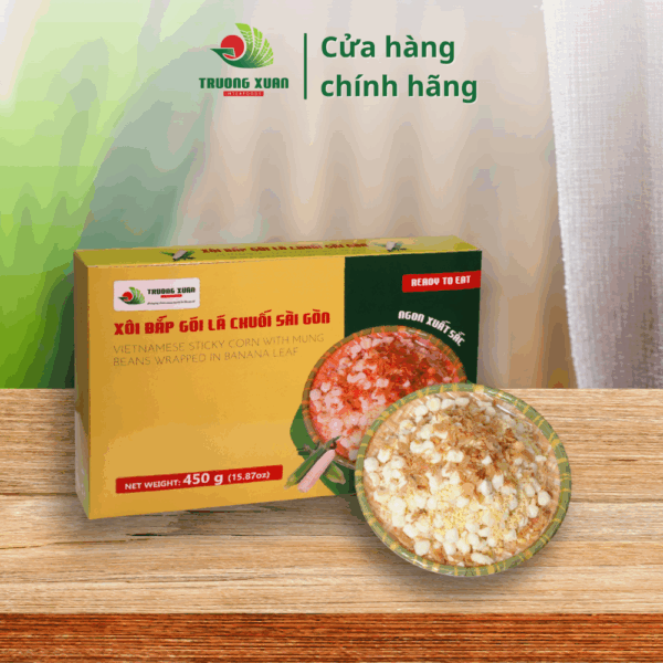 Xôi Bắp Gói Lá Chuối Sài Gòn - 450gr/hộp